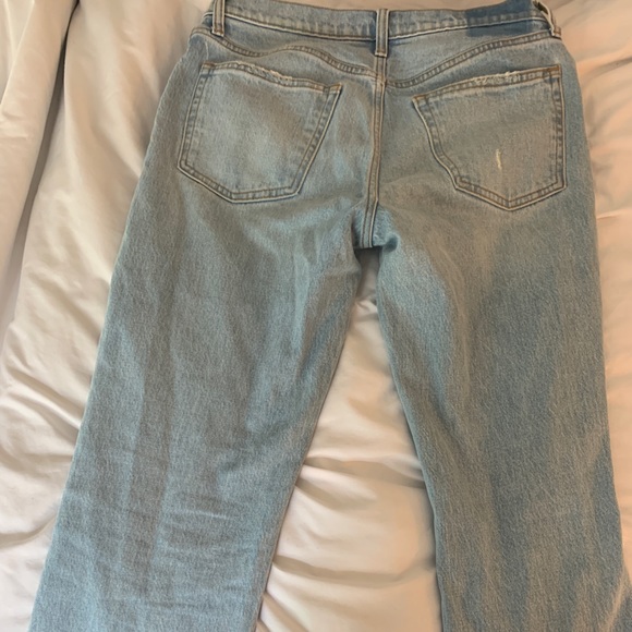 Abercrombie petite light wash boyfriend jeans - Picture 2 of 2